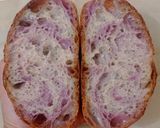 Foto langkah ke 30 dari resep Flaxseeds Ubi Ungu Swirl Sourdough Bread.