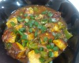 A picture of step 5 of Paneer chili.