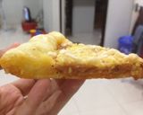 Foto langkah ke 5 dari resep Pizza Teflon Simple-cheese stuffed crust pizza.