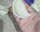 A picture of step 3 of Chicken cheese D samosa 🍣🍣🍣🍣❤❤❤.