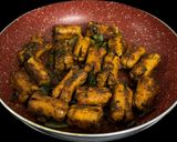 A picture of step 8 of Chicken Spicy Sausage Masala Fry.