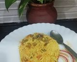 A picture of step 6 of Beans & Potato Pulao.