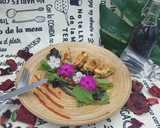 Foto del paso 5 de la receta: Flores de calabaza fritas y rellenas de quesos