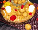 A picture of step 4 of Sesame and Walnut Ladoo.