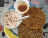 A picture of step 3 of Banana paratha.