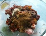 A picture of step 2 of Dry dhi chicken.