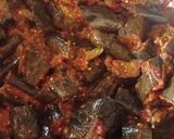 A picture of step 6 of Spicy Brinjles.
