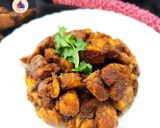 A picture of step 4 of Dry taro sabzi (Arbi k gutkhe).