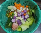 Foto langkah ke 1 dari resep Sayur Lodeh Bumbu Iris.