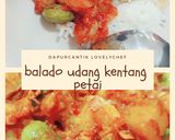 Foto langkah ke 4 dari resep Balado udang kentang petai.