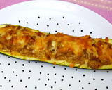Foto del paso 8 de la receta: Calabacín relleno con carne y gratinado con bechamel