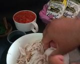 Foto langkah ke 5 dari resep Nasi Krawu Ayam khas Gresik.