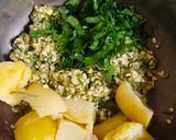 A picture of step 2 of Stuffed moong dal tikki.