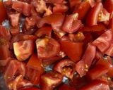 A picture of step 1 of Tomato Garlic Sabji.