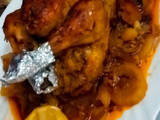 دجاجة محمرة في الفرن بتتبيلة روعة محشية أرز🤤😋
