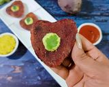 A picture of step 12 of Beetroot Kebab.