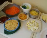 A picture of step 1 of Macaroni salad.