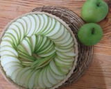Foto del paso 4 de la receta: Tarta de avena y crema pastelera, y manzanas verdes 🍏