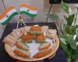 तिरंगा नारियल बर्फी (Tiranga nariyal Barfi recipe in Hindi) रेसिपी चरण 3 फोटो