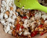 รูปขั้นตอนการทำที่ 2 ของ ข้าวไข่ข้น🥚🍳กระเพราเต้าหู้ขยี้🌶️🧄