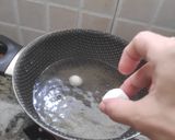 A picture of step 7 of Rasgulla 😋.