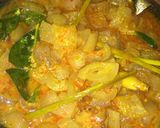 Foto langkah ke 4 dari resep Buncis Kikil Bumbu Kuning (pedas).
