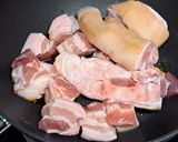 รูปขั้นตอนการทำที่ 1 ของ พะโล้หมูสามชั้นใส่ฟองเต้าหู้