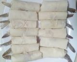 Hình bước làm 4 của món Tôm cuộn hành chiên giòn