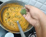 A picture of step 13 of Methi Matar Malai.
