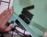 Foto langkah ke 1 dari resep Telur dadar keriting Nori cabai lada hitam.