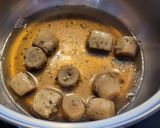 Foto del paso 6 de la receta Popietas de cerdo con queso brie y salsa de champiñones