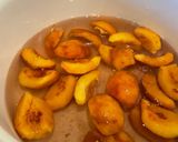 A picture of step 2 of Peach Preserves.