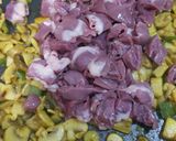 عکس مرحله 5 از دستور خوراک دل مرغ و قارچ