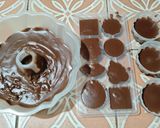 Foto langkah ke 6 dari resep Puding Brownies Roti Tawar.