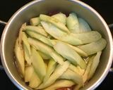 Hình bước làm 3 của món Canh măng dọc mùng (canh cá chay)
