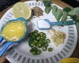 A picture of step 1 of Varai Upma.