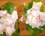 A picture of step 3 of 3 ingredient sandwich.