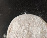 A picture of step 2 of Achari Parantha.