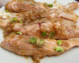 Foto del paso 12 de la receta: Salmón en salsa de ostras