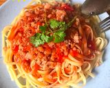 Hình bước làm 4 của món Spaghetti (Mì Ý)