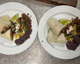 A picture of step 12 of Beef and Black Bean Crunch Burritos.