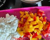 A picture of step 1 of Paneer Fruits Bhurji.