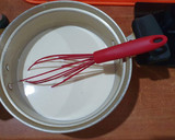 A picture of step 1 of Matcha cream pudding (Matcha purin).