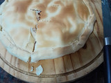 Tarta de jamón y queso