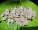 A picture of step 4 of Jhatpat rava Ladoo.
