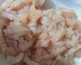 A picture of step 2 of Chilli garlic chease mayo chicken bread.