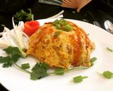 A picture of step 9 of Omurice (Japanese Fried Rice with Omelette).
