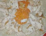 Foto langkah ke 5 dari resep Bubur ayam khas banjar /bubur sop.