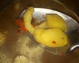 A picture of step 5 of Jollof din Taliya da dankali.