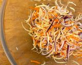 A picture of step 1 of Root veg pakoras.